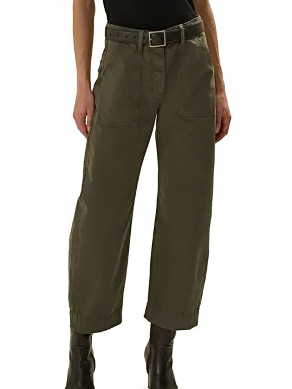 NWT Nordstrom Treasure & Bond Olive Green Utility Pants